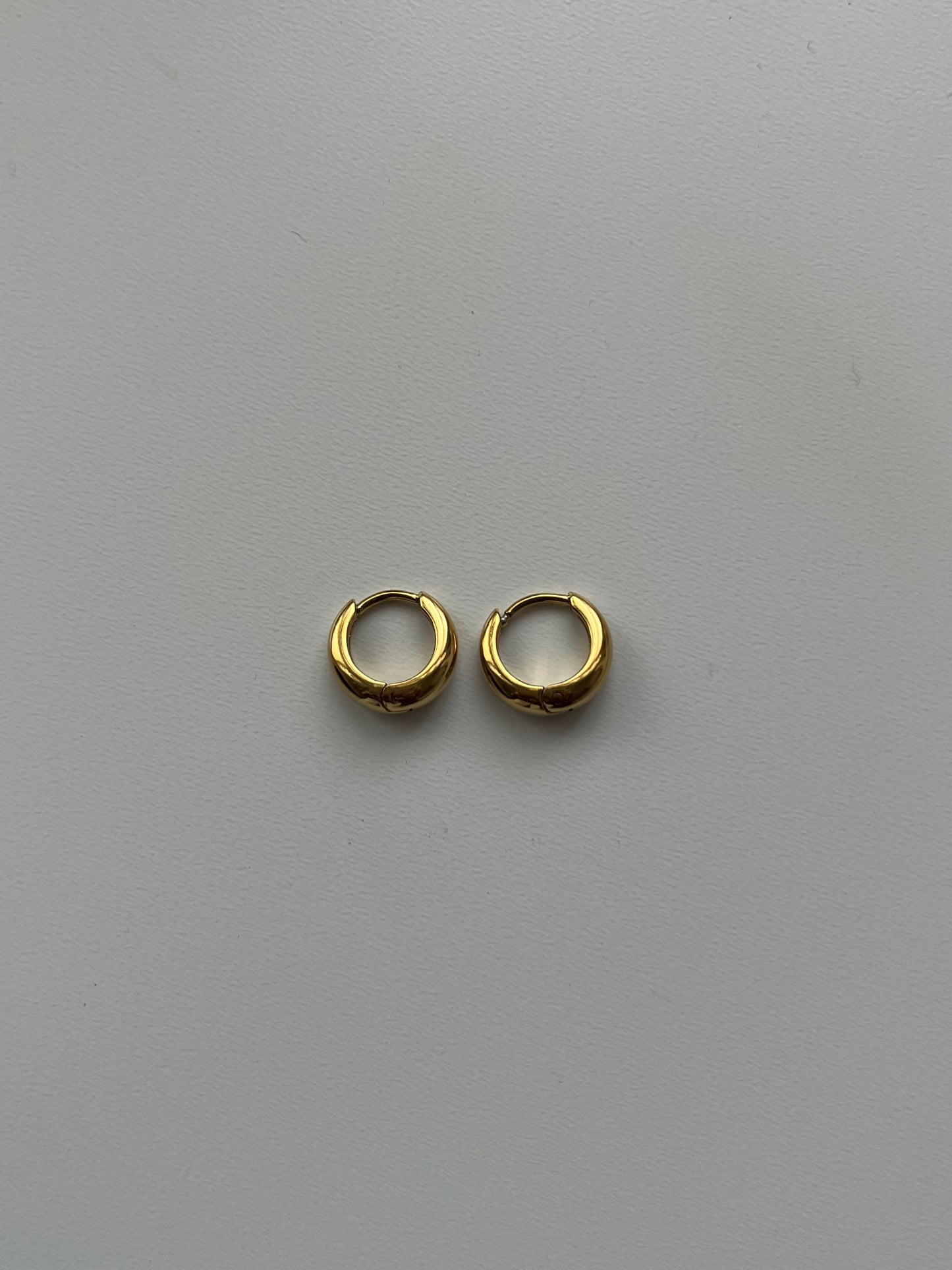 cerchio  Semplice  oro - Orecchino  - Acciaio inossidabile