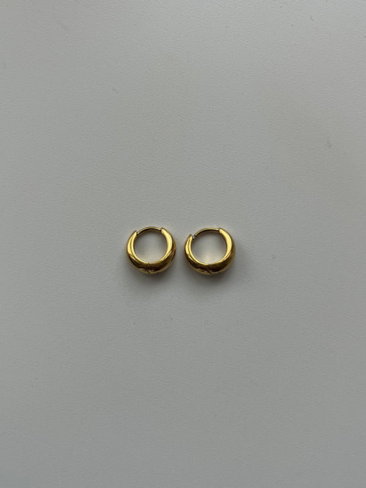 cerchio  Semplice  oro - Orecchino  - Acciaio inossidabile