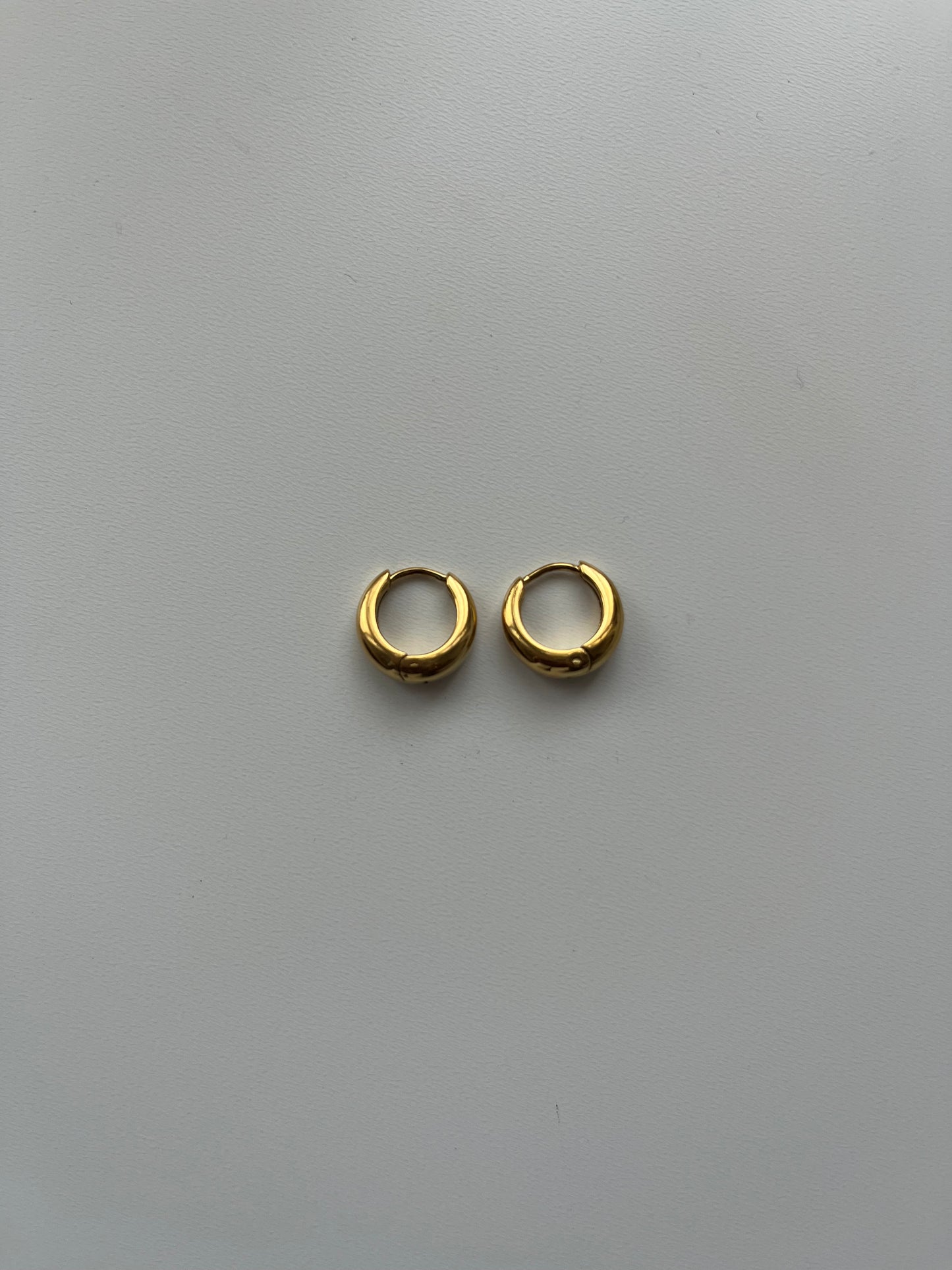 cerchio  Semplice  oro - Orecchino  - Acciaio inossidabile