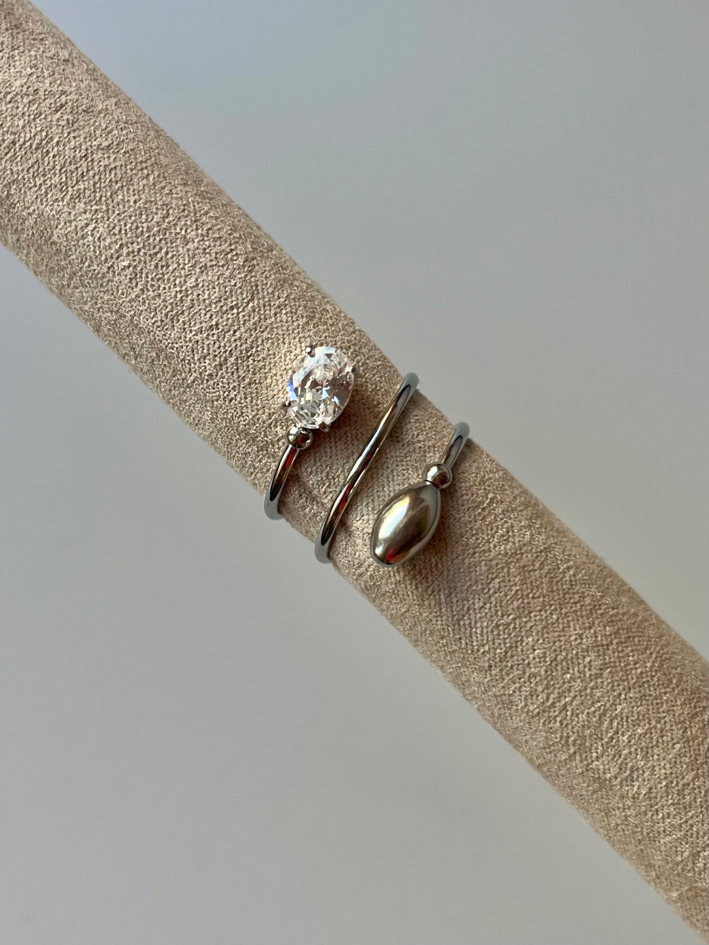 Ricordati   - Anello  -  acciaio inossidabile -regolabile