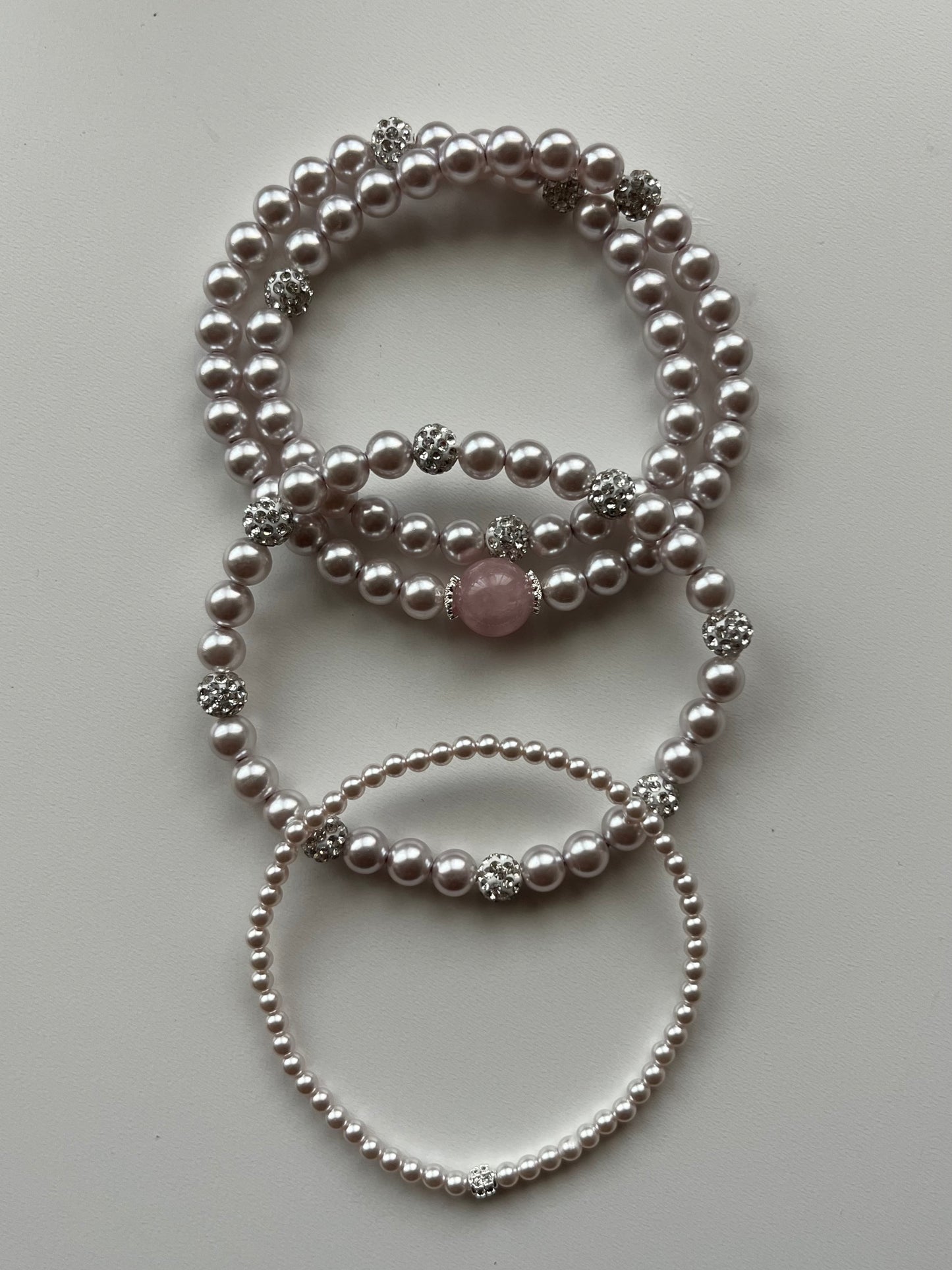 Combo Perle- Bracciale - Acciaio inossidabile