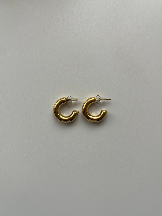 BASIC cerchio   - Orecchino  - Acciaio inossidabile