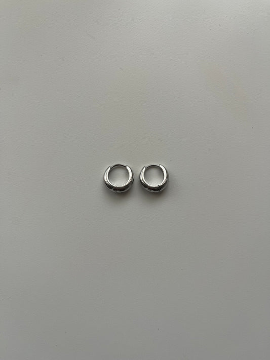 cerchio  semplice silver - Orecchino  - Acciaio inossidabile