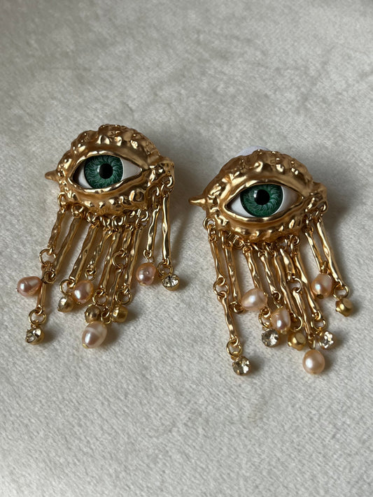 Occhio - Orecchino  - Acciaio inossidabile