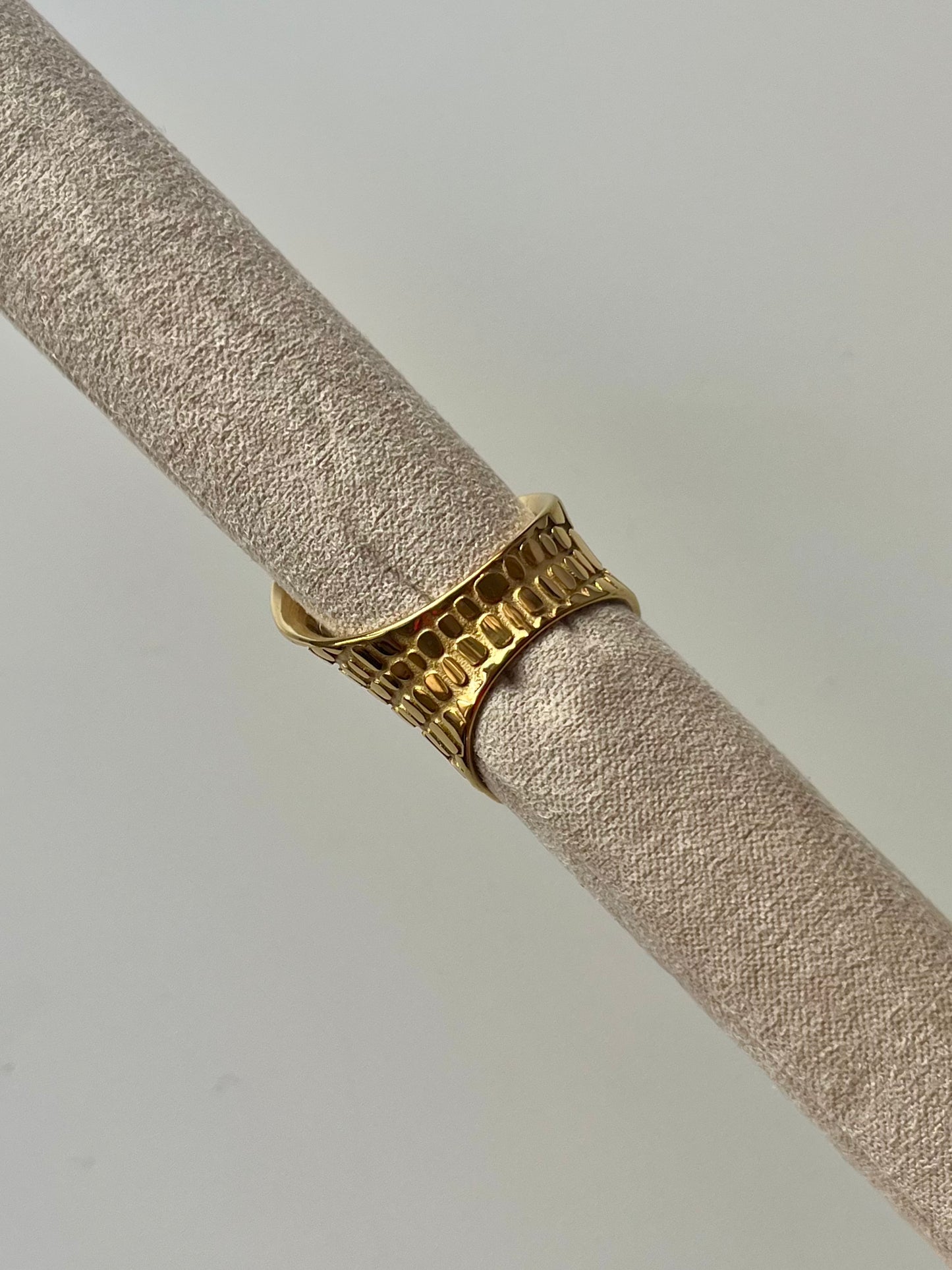 Abbraccio - Anello - acciaio inossidabile  - non  regolabile - m